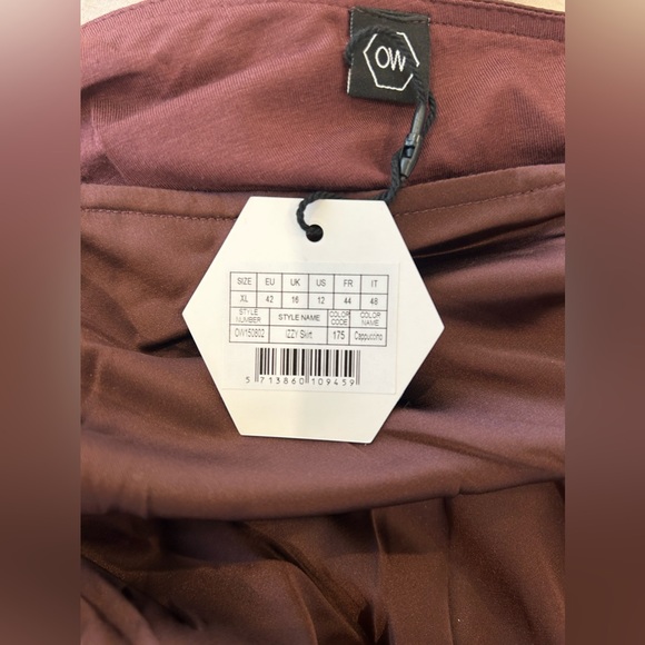 OW Collection Izzy Skirt Cappuccino Sz 12 NWT - Picture 8 of 8